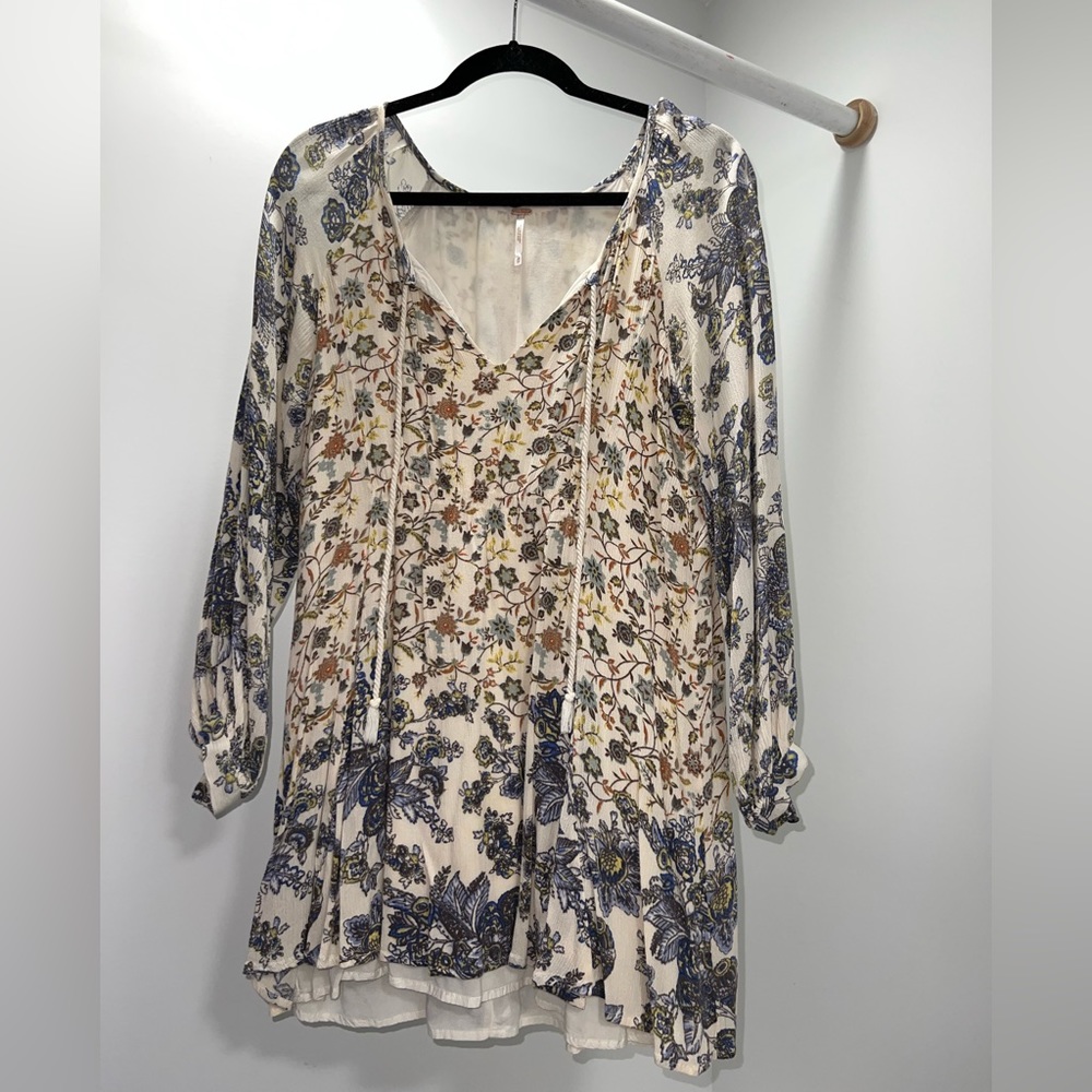 Free People Floral Mini Dress